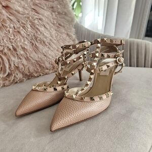 VALENTINO rockstud caged pump 65mm